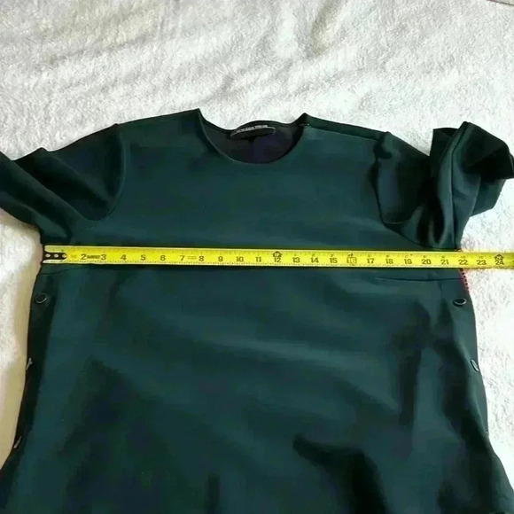 🧨By Malene  Birger Green Boxy Fall Top Business Casual🧨 - Picture 13 of 15